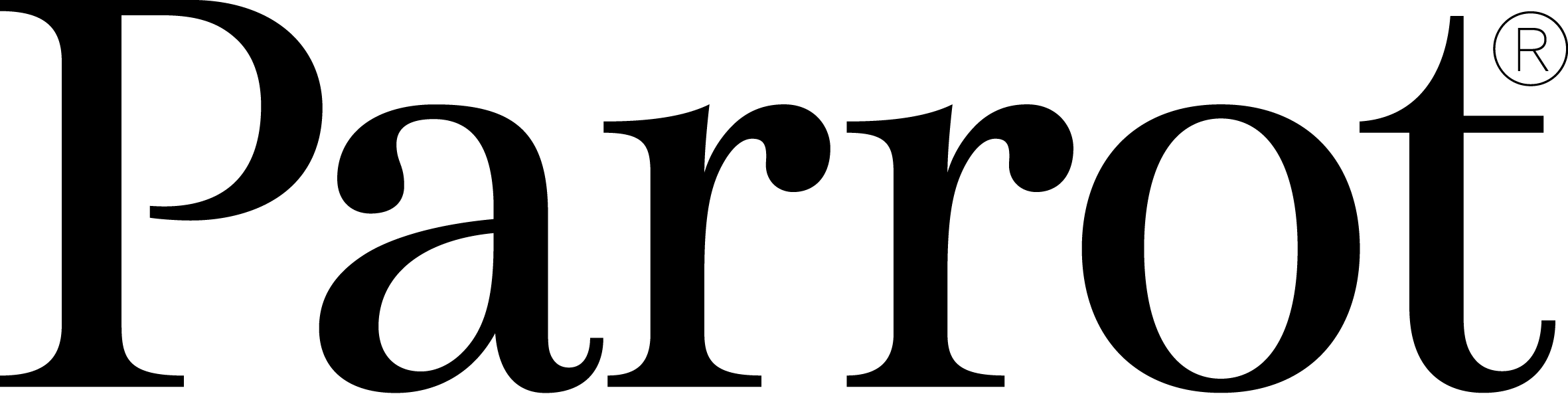 Logo marca Parrot de drones