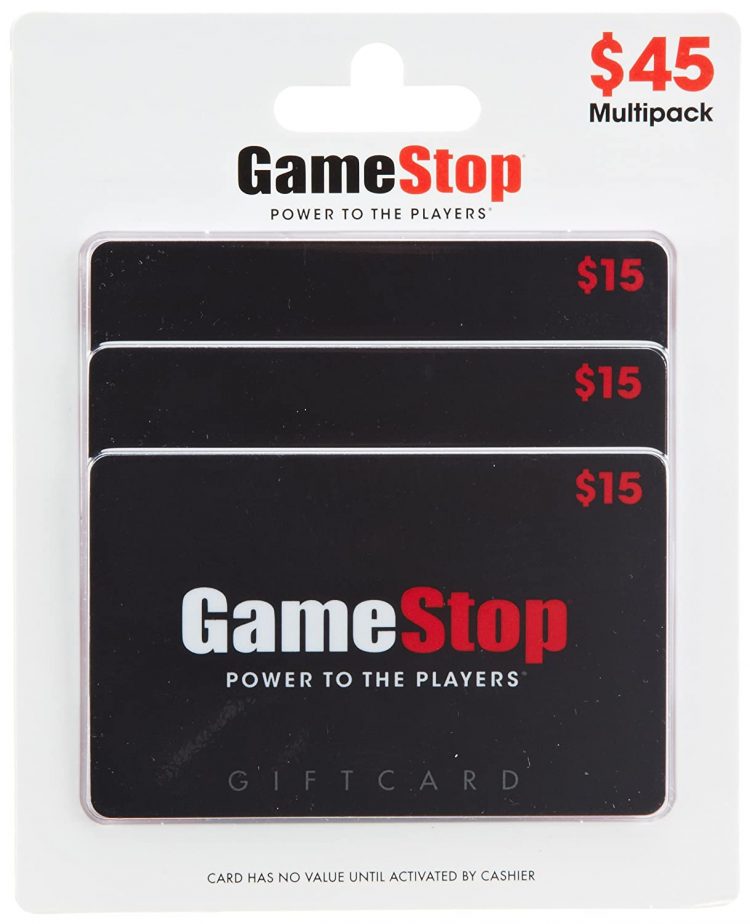 Tarjeta de regalo de GameStop