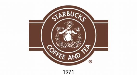 Logo de Starbucks de 1971