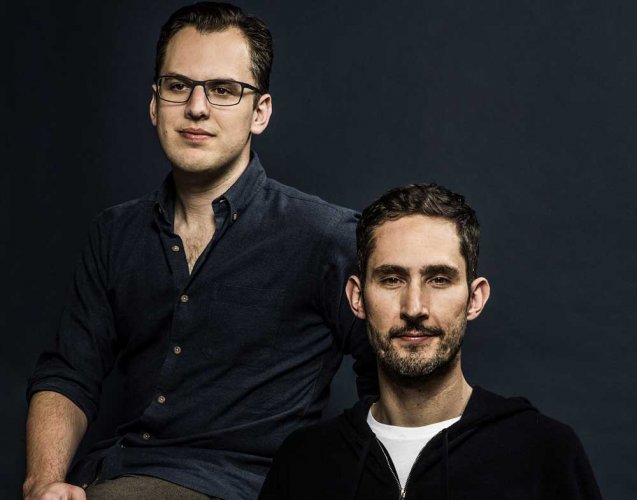 Fundadores de Instagram de Kevin Systrom y Mike Krieger