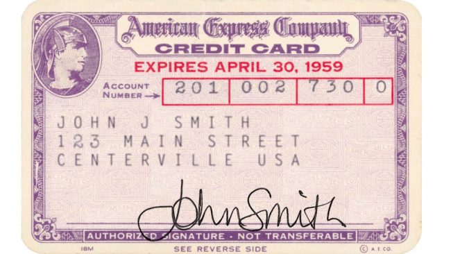 American Express primera tarjeta de crédito