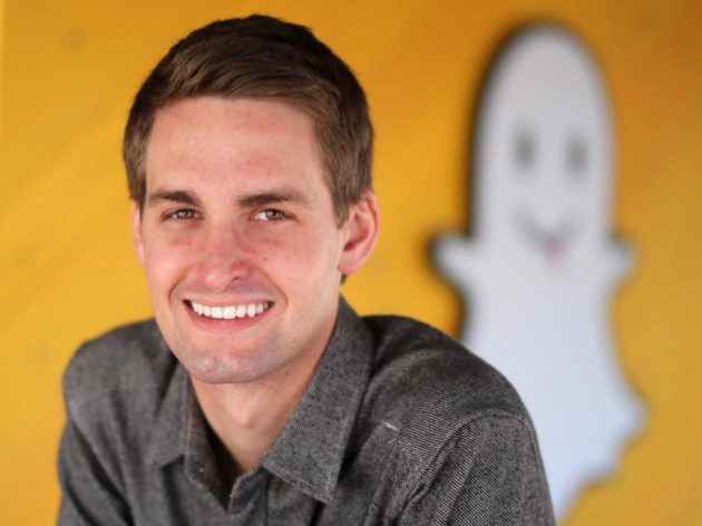 Evan Spiegel creador de Snapchat