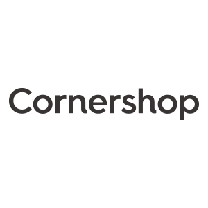Cornershop logo versión negro